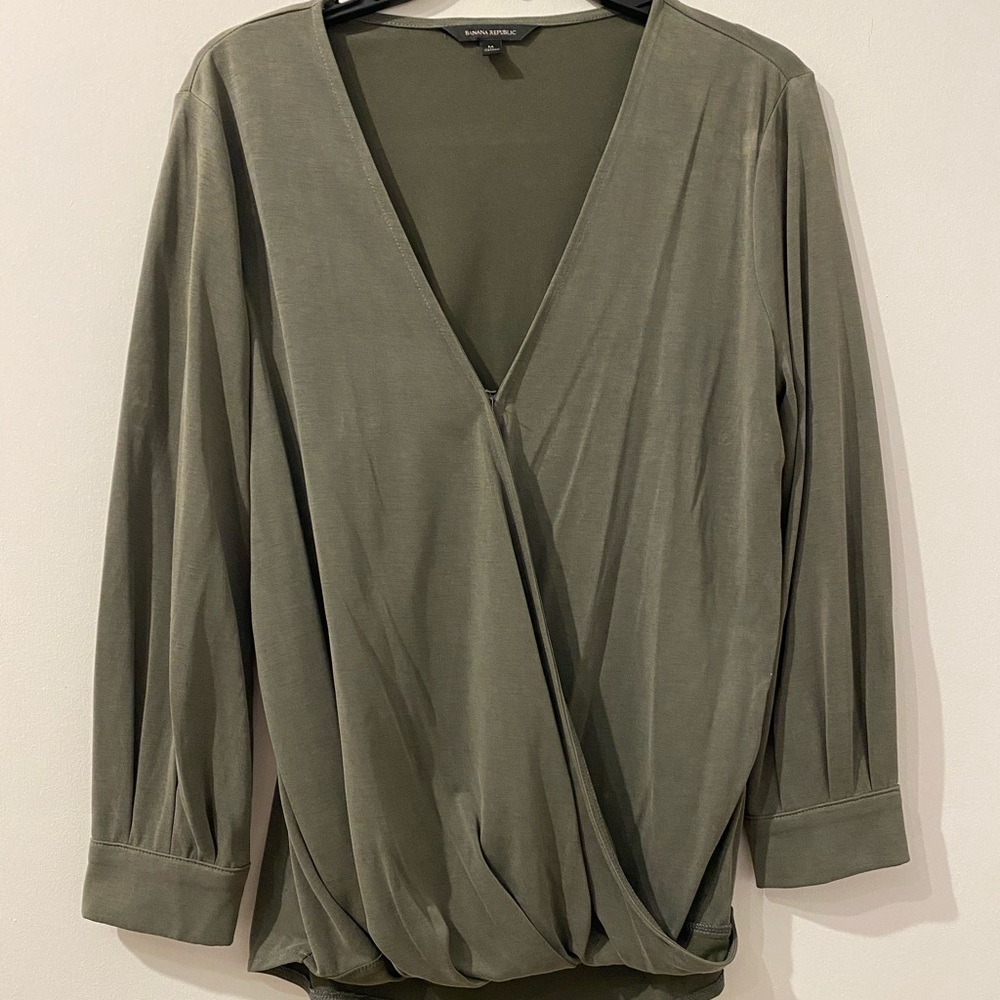 Banana Republic Cross Top